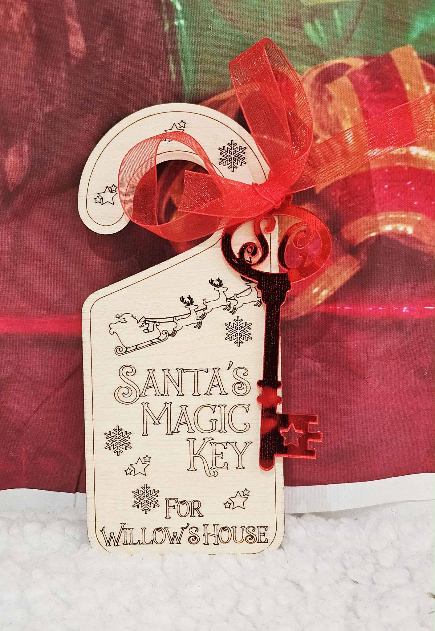 Personalised Santa Key