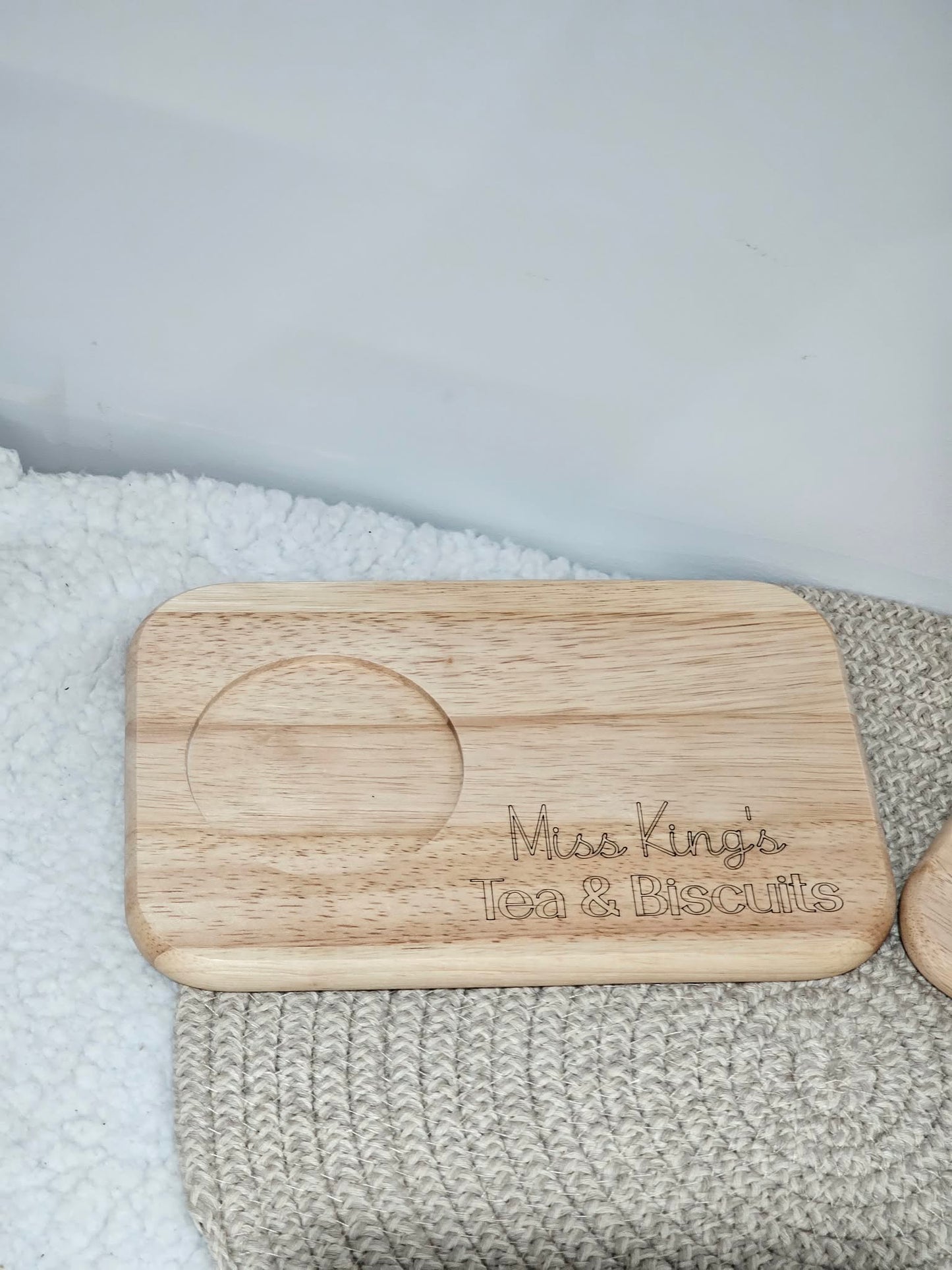 Personalised Teacher Tea And Biscuit Board