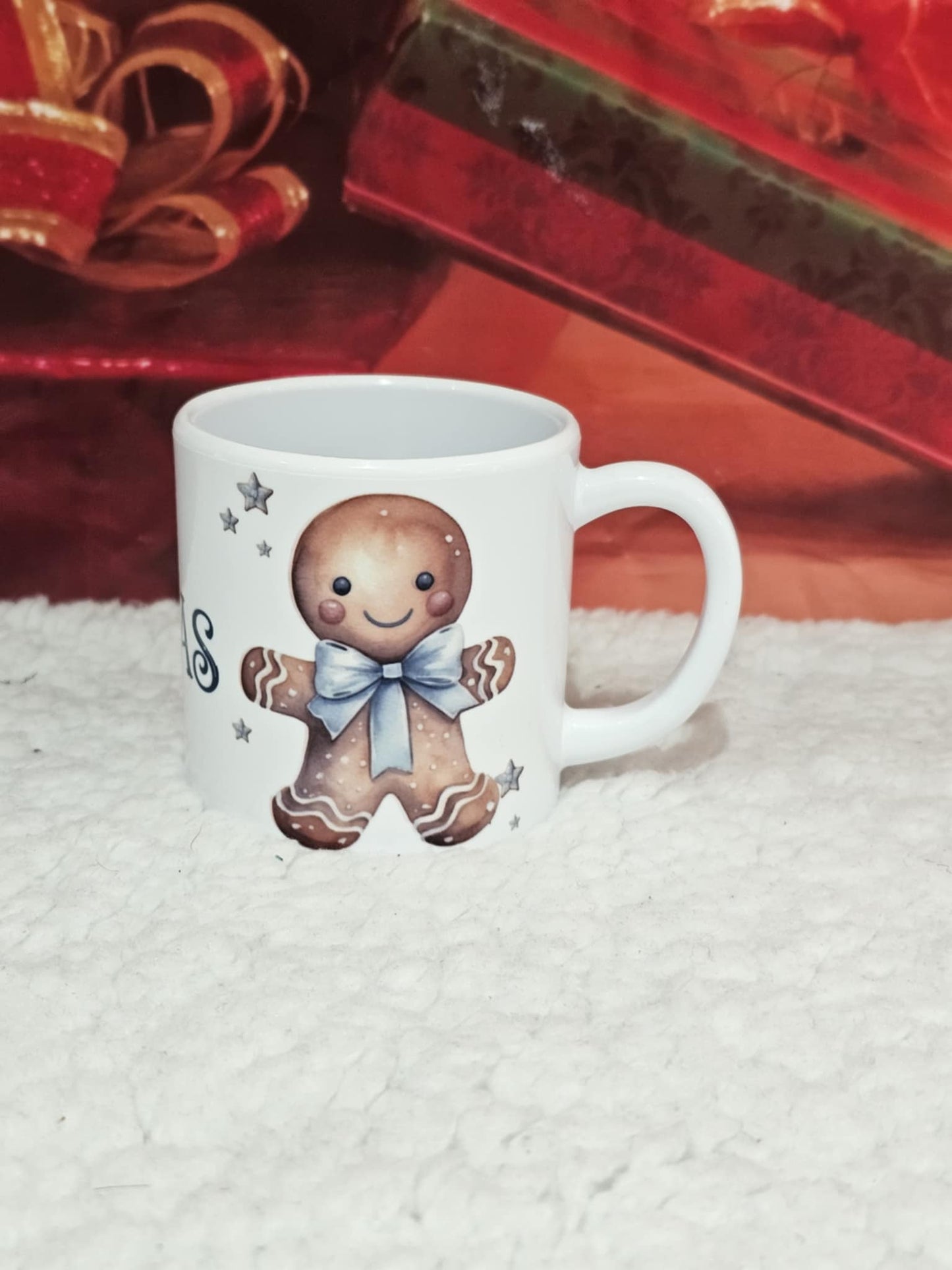 Personalised Christmas Gingerbread Family Mug