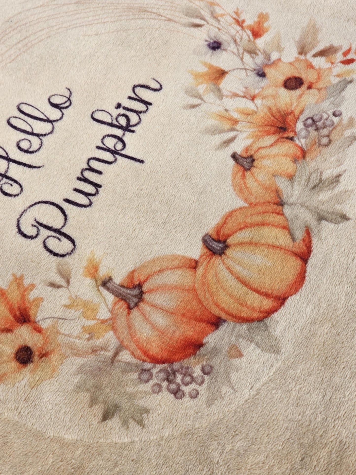Autumn Pumpkin Blanket