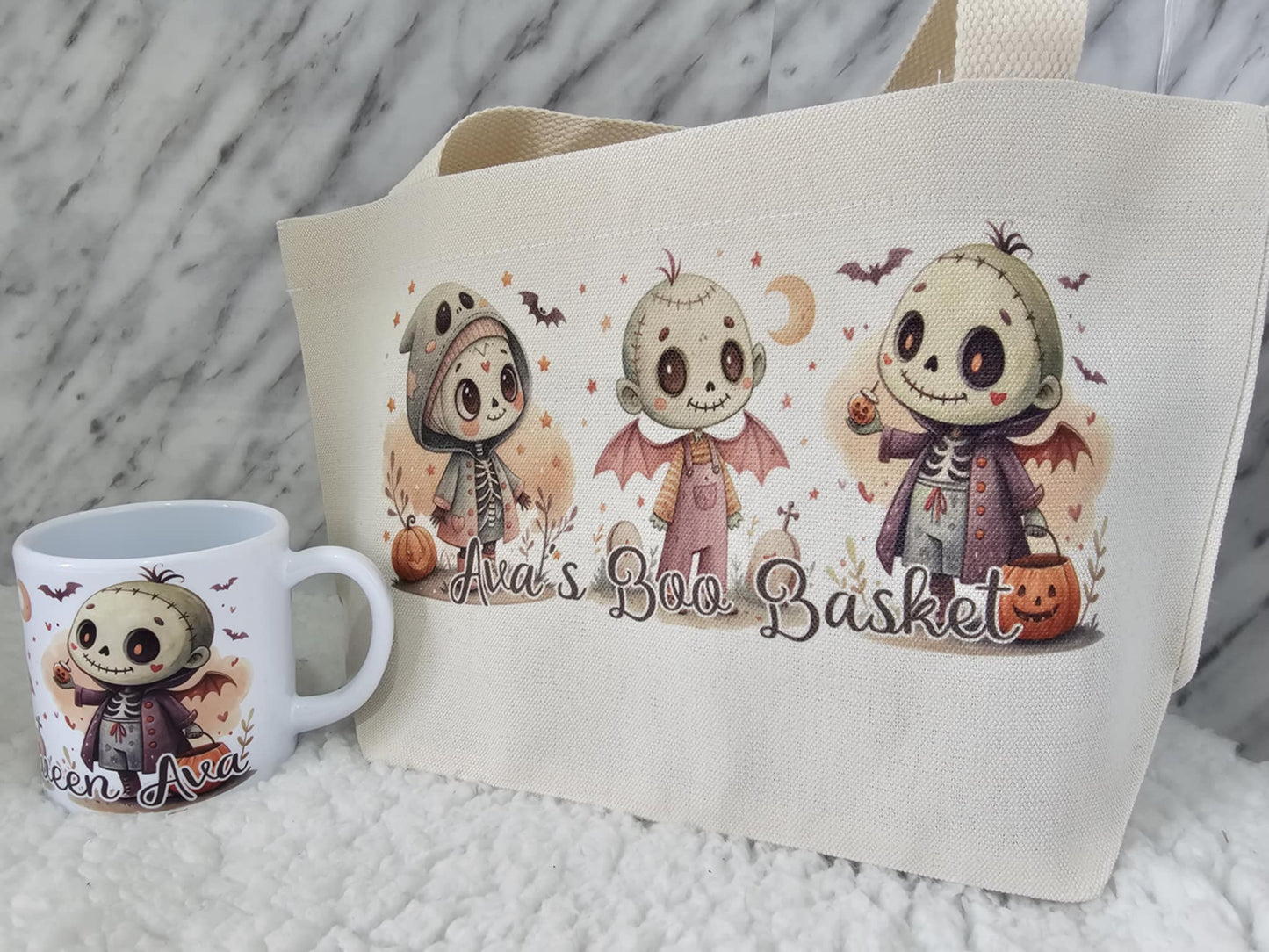 Personalised Zombie Boo Basket