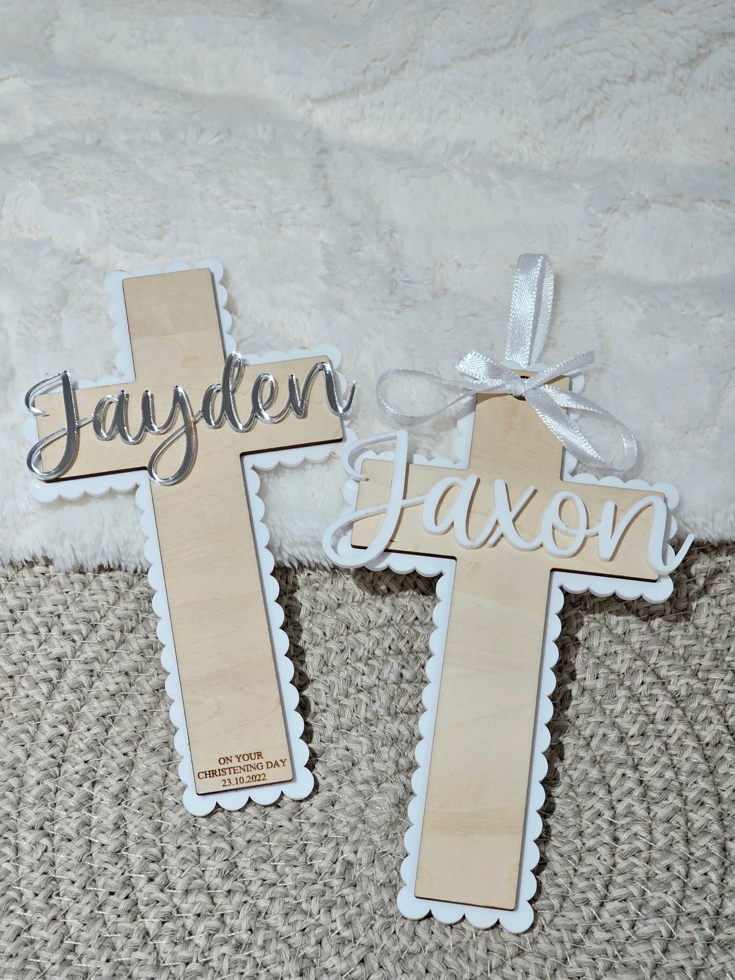 Personalised Christening/Baptism/Holy Communion Cross
