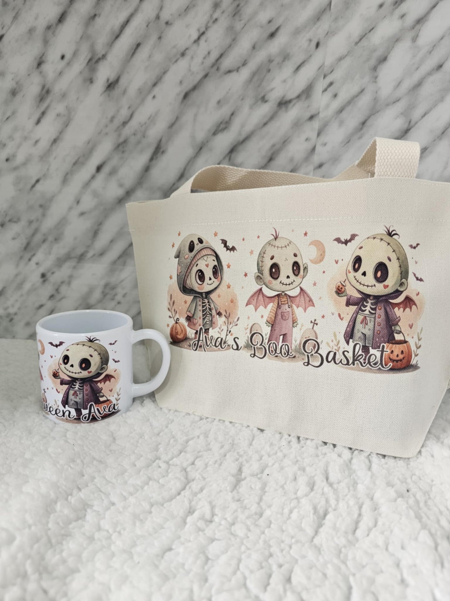 Personalised Zombie Boo Basket