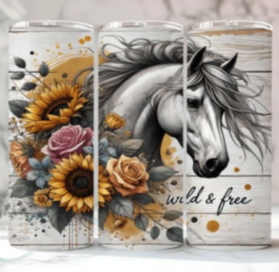 Boho Horse Tumbler