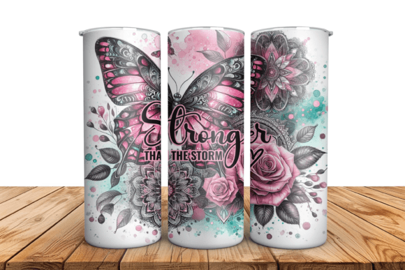 Butterfly Quote Tumbler