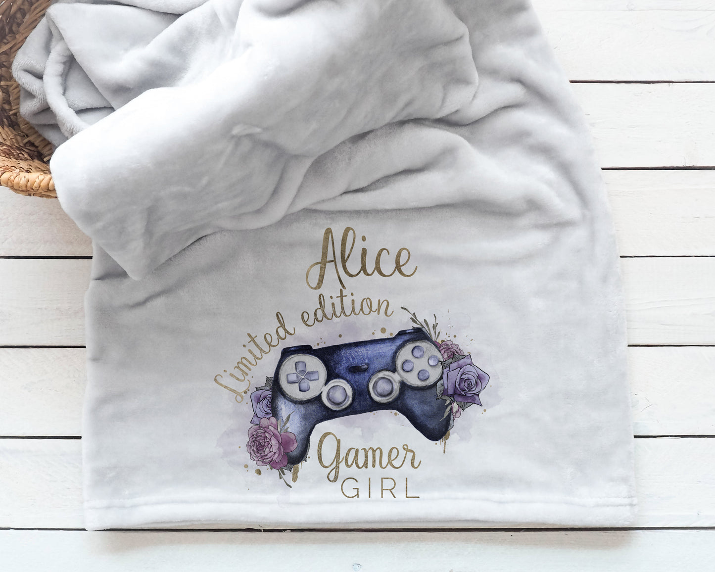 Gamer Blanket Floral