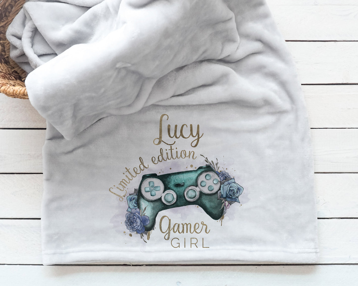 Gamer Blanket Floral
