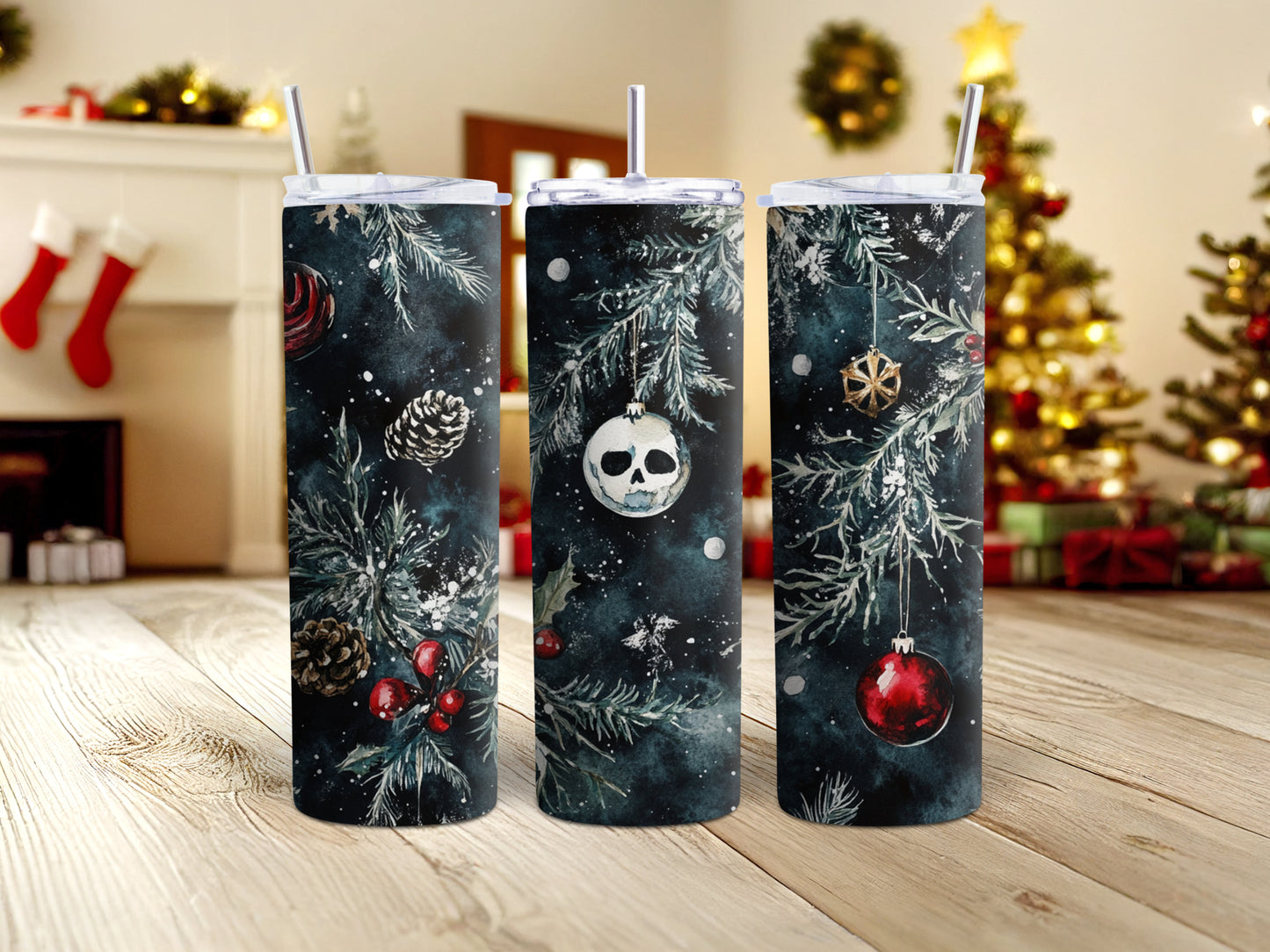 Gothic Christmas Tumbler