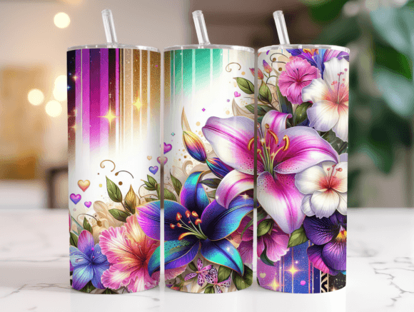 Bright Lilly Tumbler