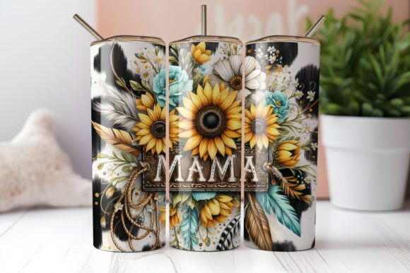 Mama Floral Boho Tumbler