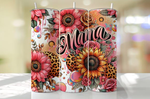 Mama Floral Tumbler