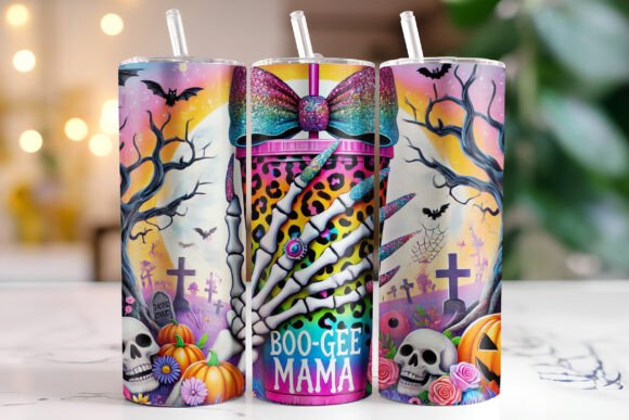 Boo-Gee Mama Skeleton Tumbler