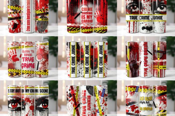True Crime Design Tumbler 10x Options