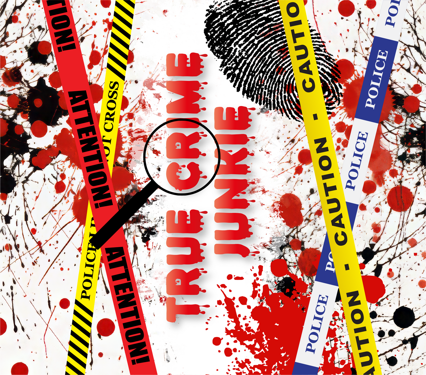 True Crime Design Tumbler 10x Options