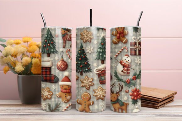 Vintage Christmas Tumbler