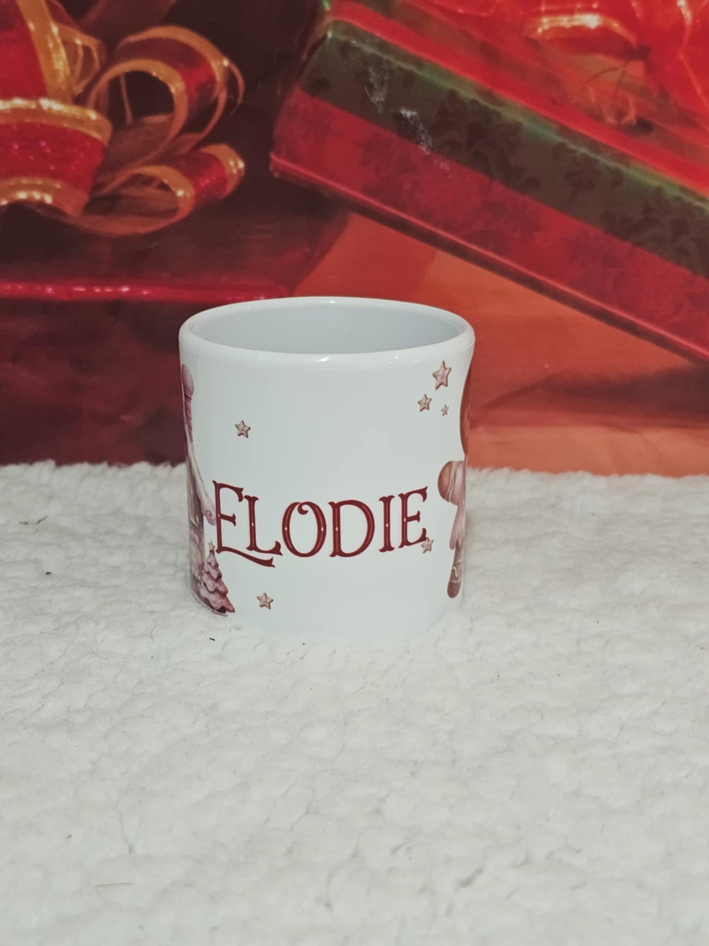 Personalised Christmas Gingerbread Family Mug