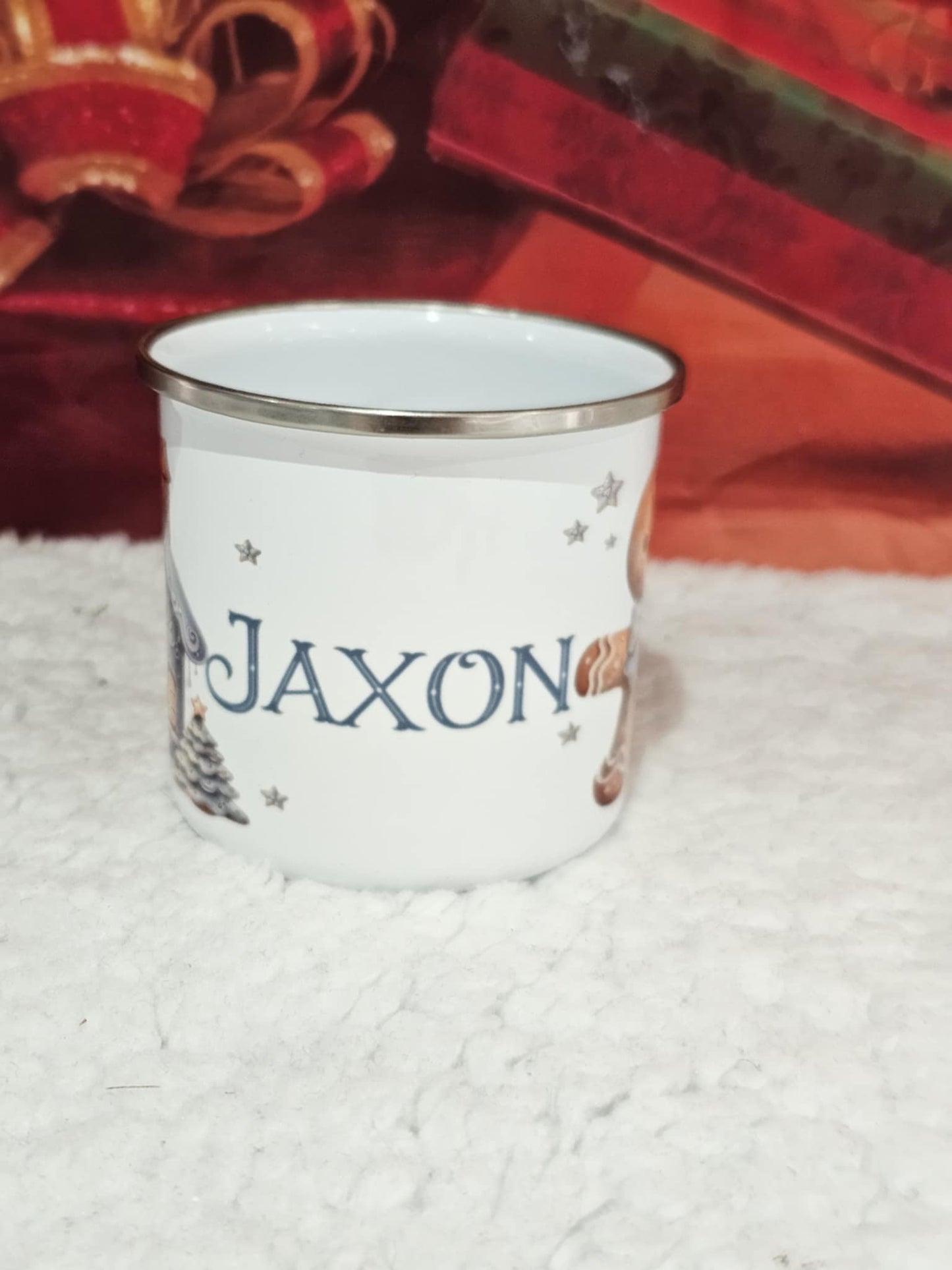 Personalised Christmas Gingerbread Family Mug
