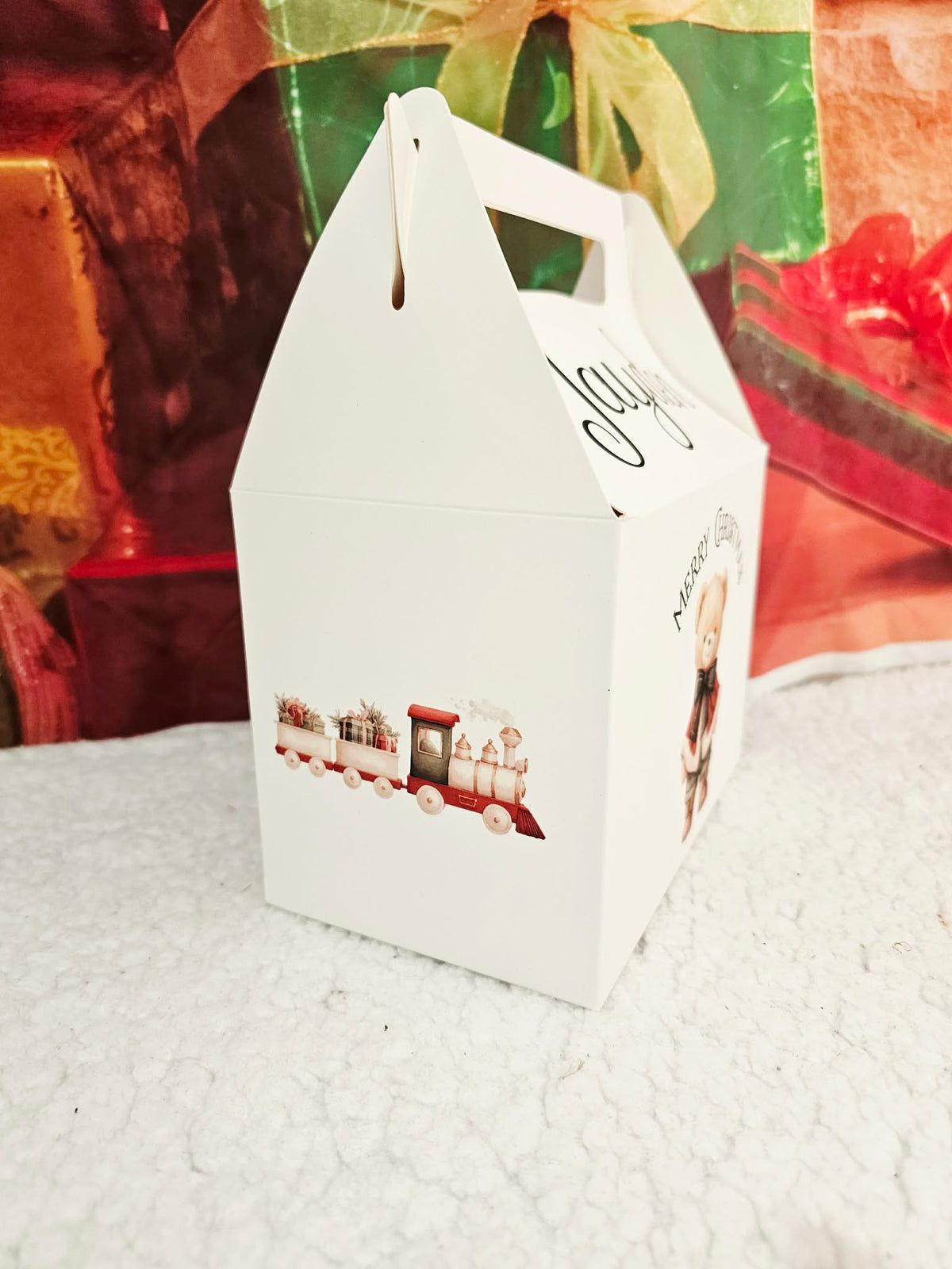 Personalised Vintage Bear Treat Box