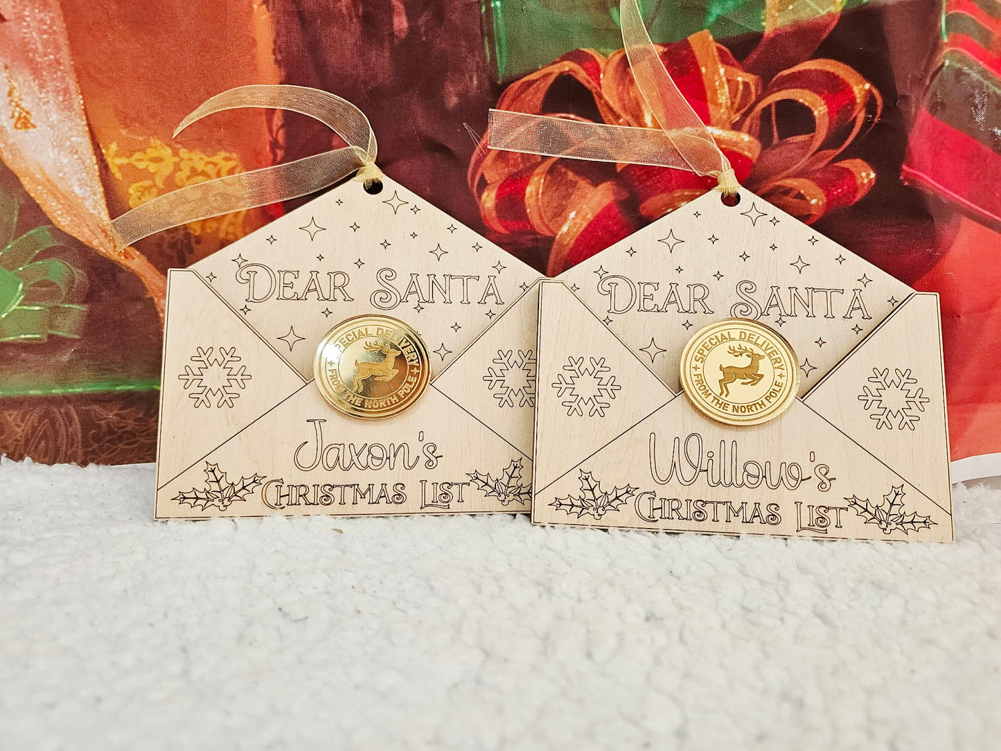 Christmas List Envelope