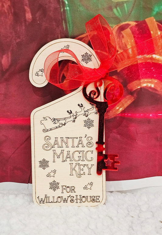 Personalised Santa Key