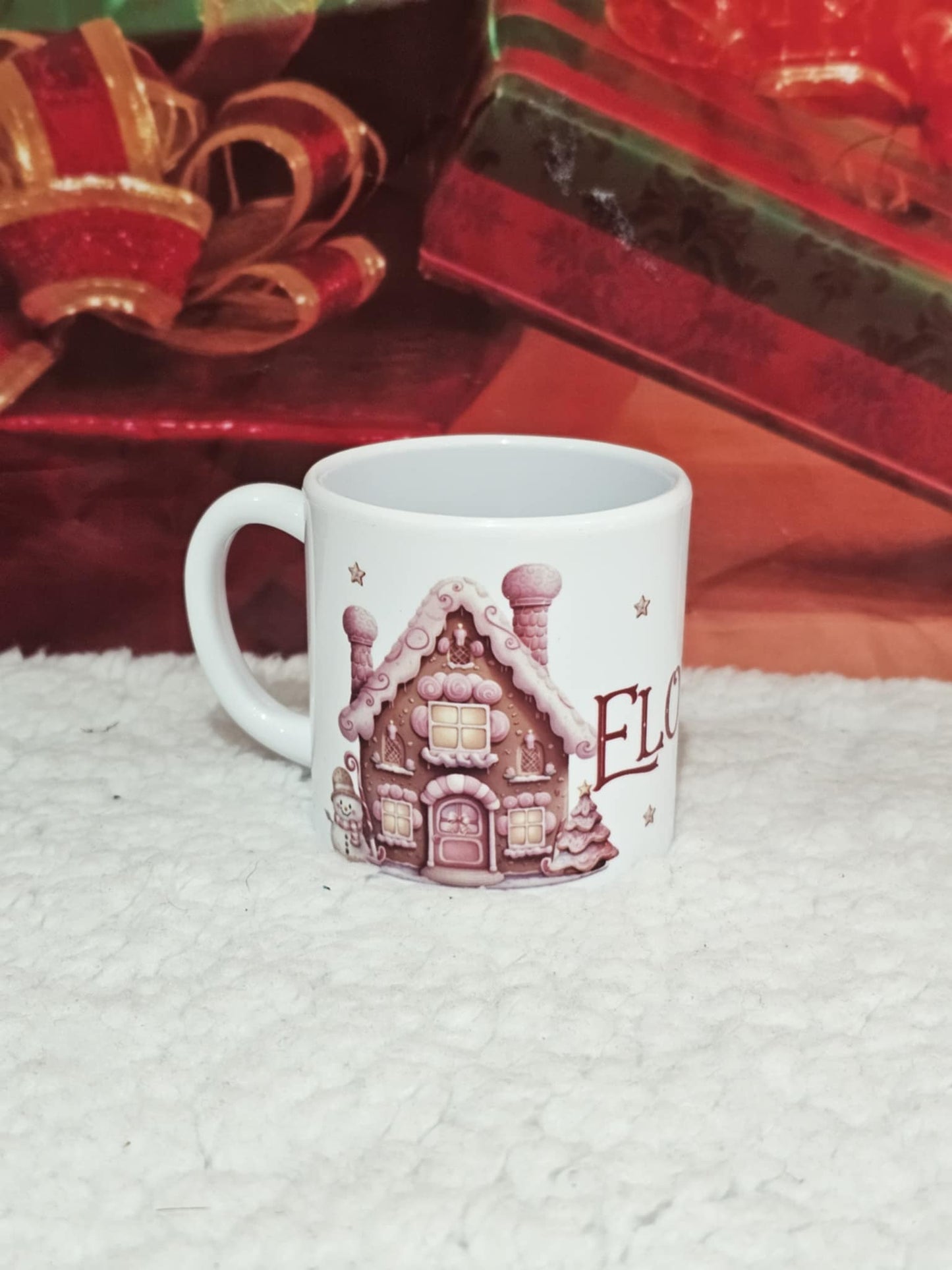 Personalised Christmas Gingerbread Family Mug