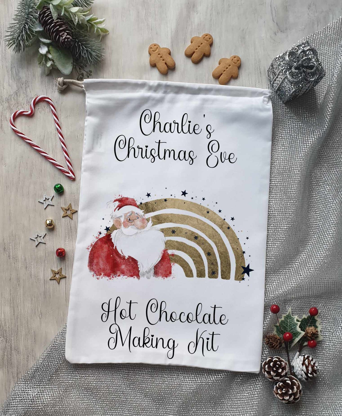 Personalised Hot Chocolate Making Kit Bag