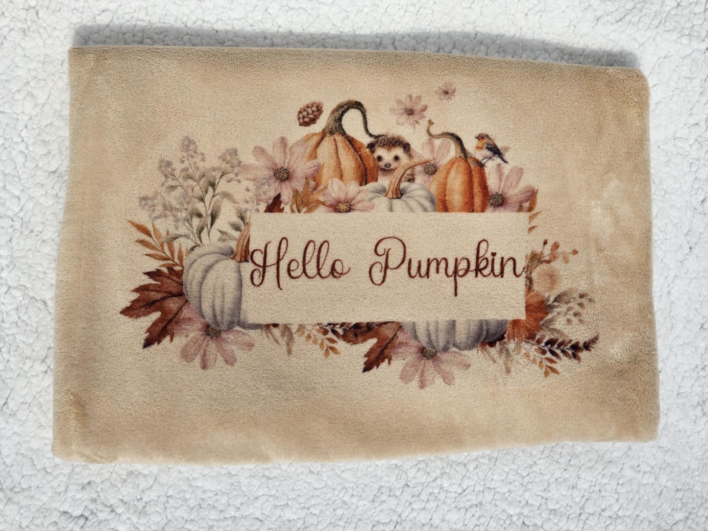 Autumn Pumpkin Blanket