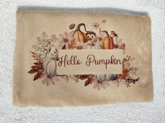 Autumn Pumpkin Blanket
