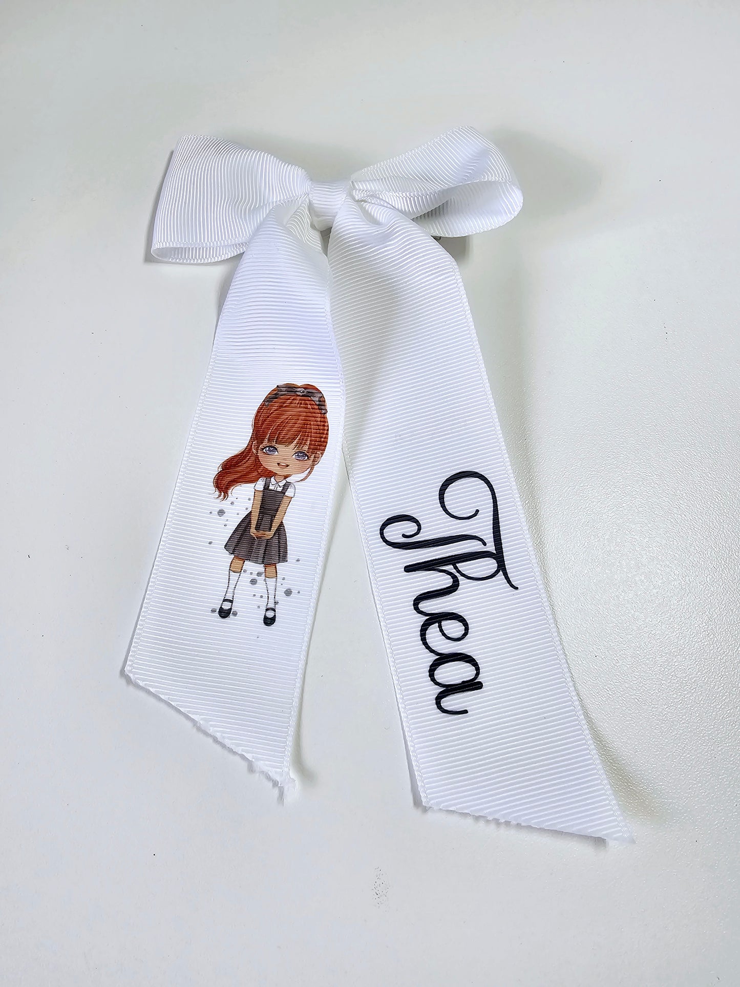 Personalised Back To School Hair Bow