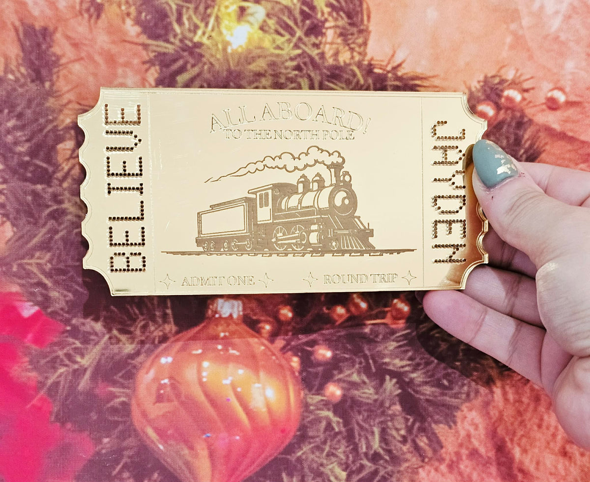 Personalised Believe Ticket