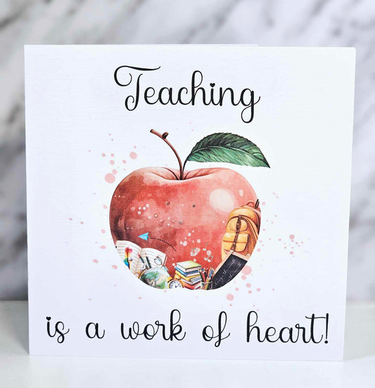 Teacher Gift Apple Card