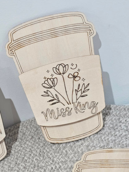 Personalised Teacher Gift Card Holder