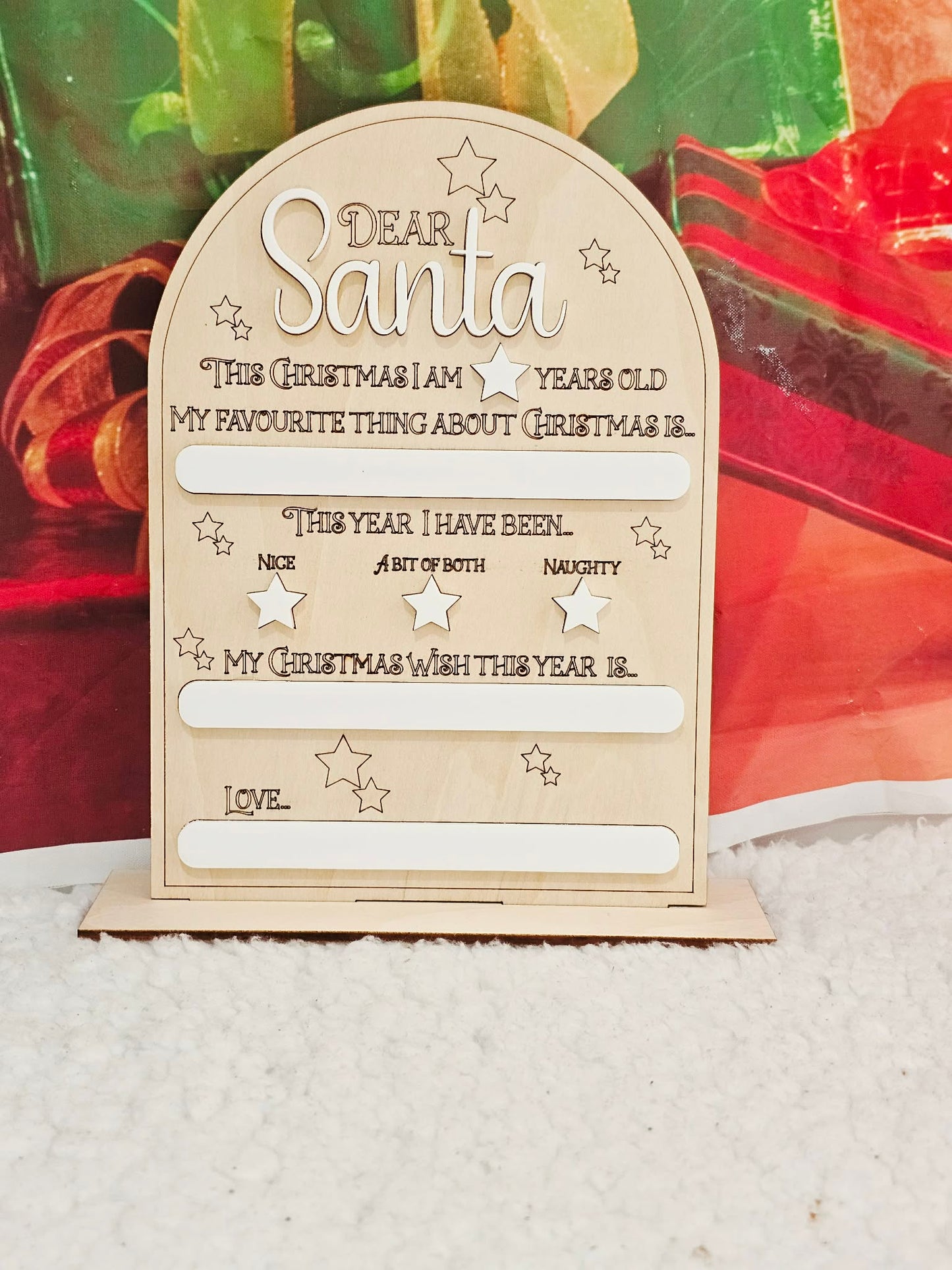 Dear Santa Sign