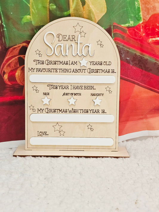 Dear Santa Sign