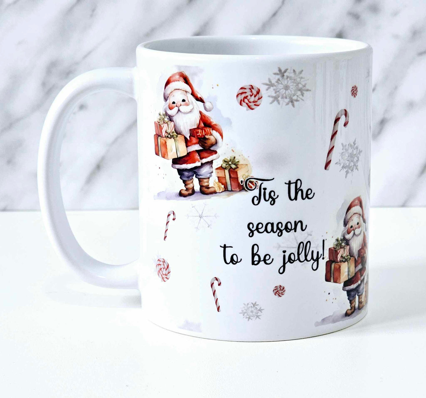 Christmas Mug Santa Theme