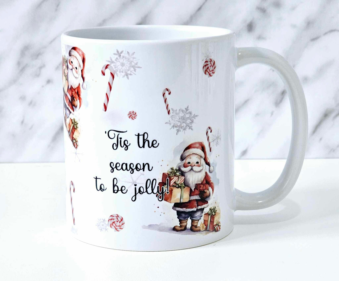 Christmas Mug Santa Theme