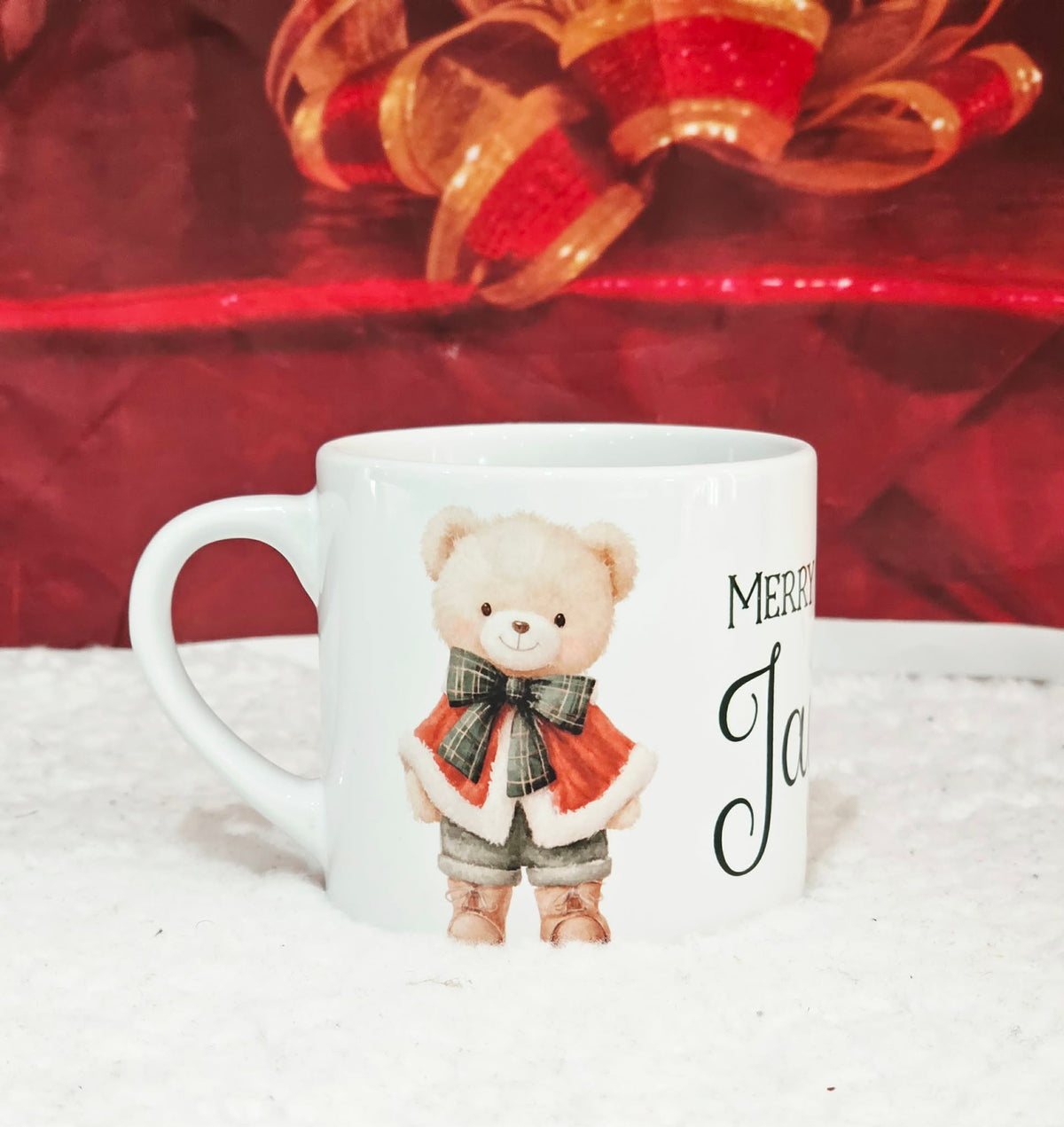 Personalised Vintage Bear Family Mugs