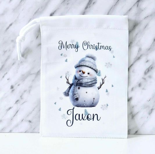 Personalised Mini Christmas Sack