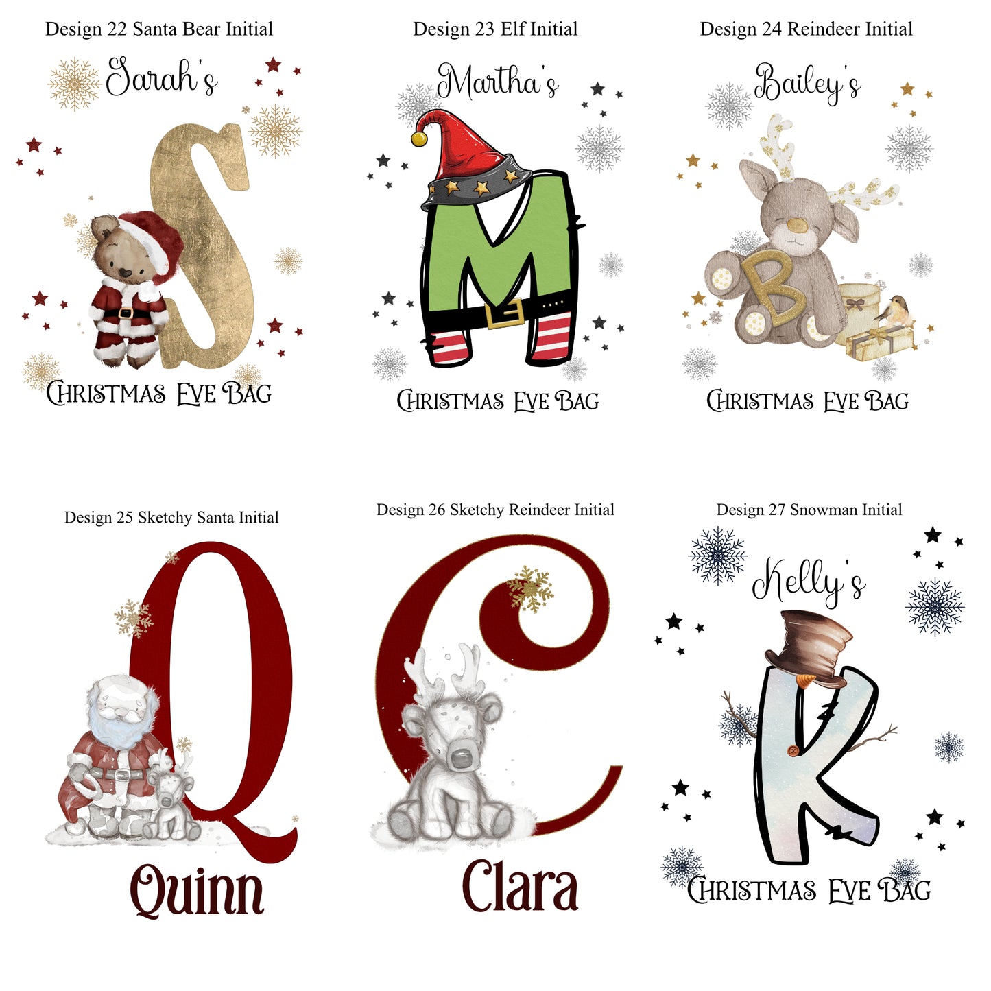 Extra Large Personalised Christmas Sacks