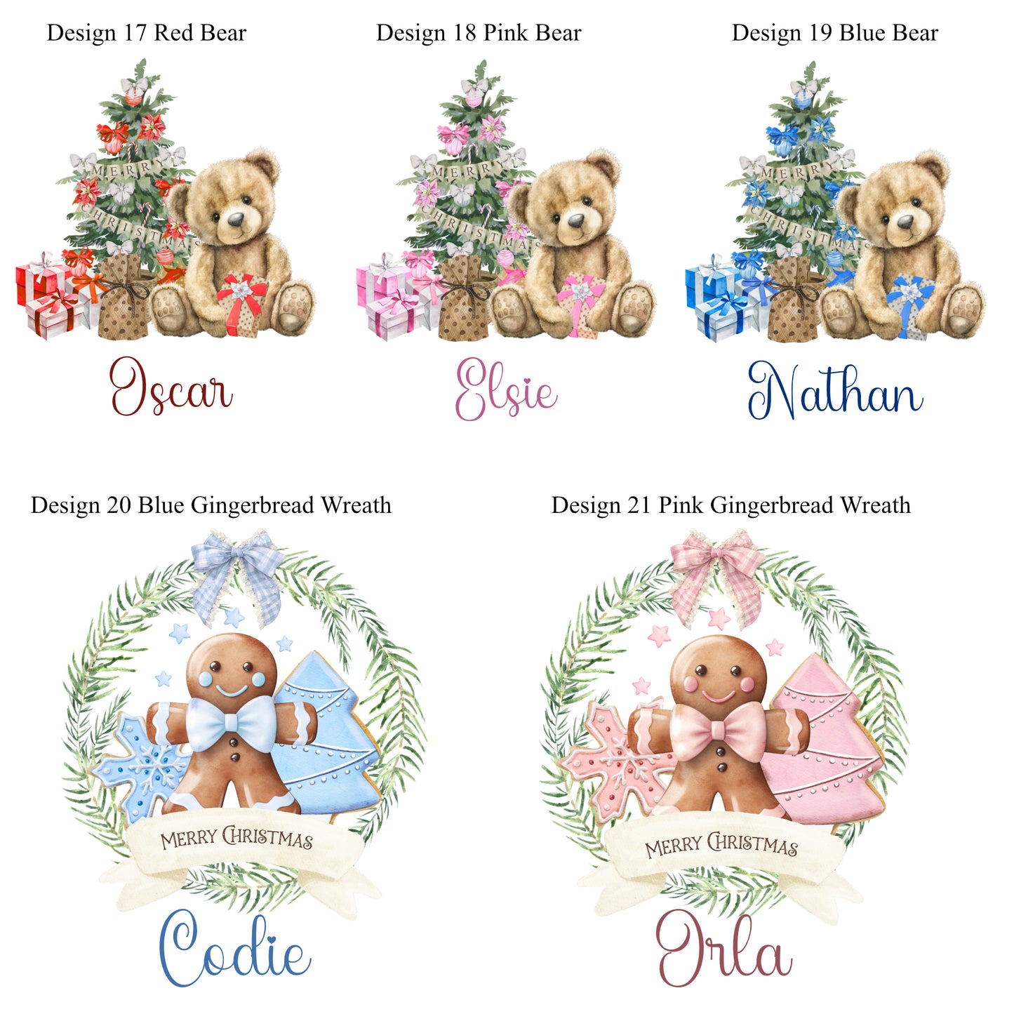 Personalised Christmas Plushies