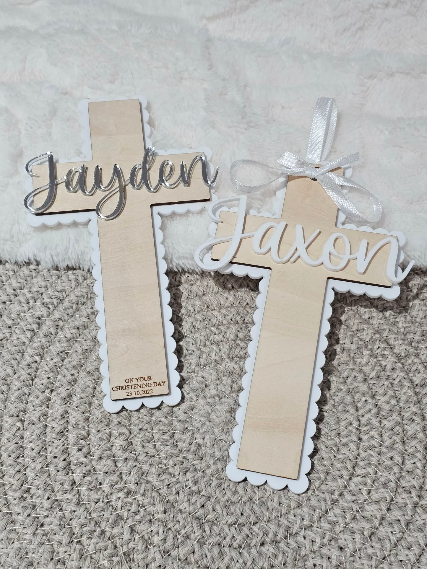 Personalised Christening/Baptism/Holy Communion Cross