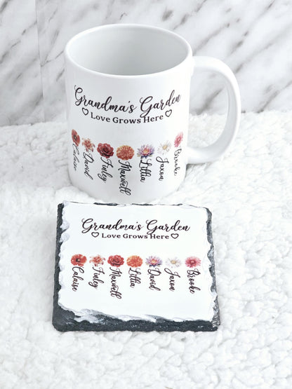 Personalised Love Grows Here Mother's Day Gift