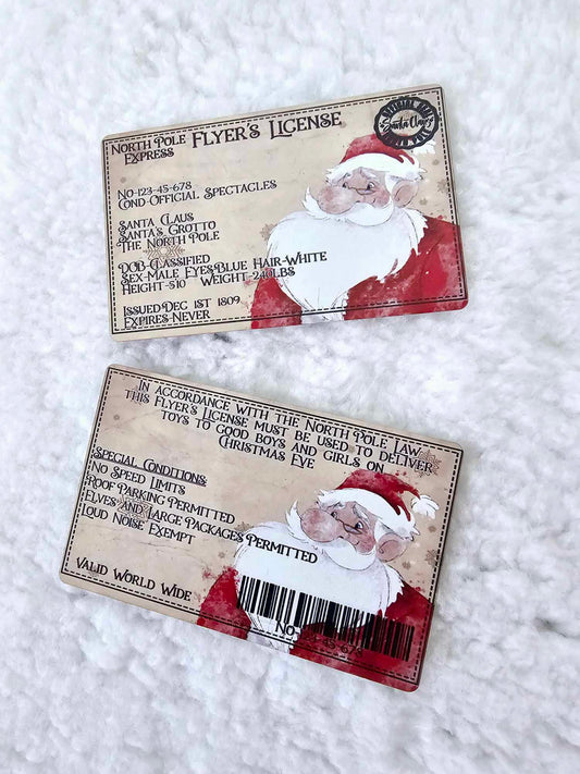 Santa Flying License