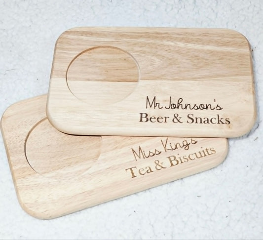 Personalised Teacher Tea And Biscuit Board
