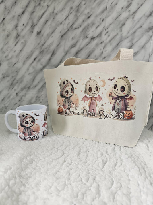 Personalised Zombie Boo Basket