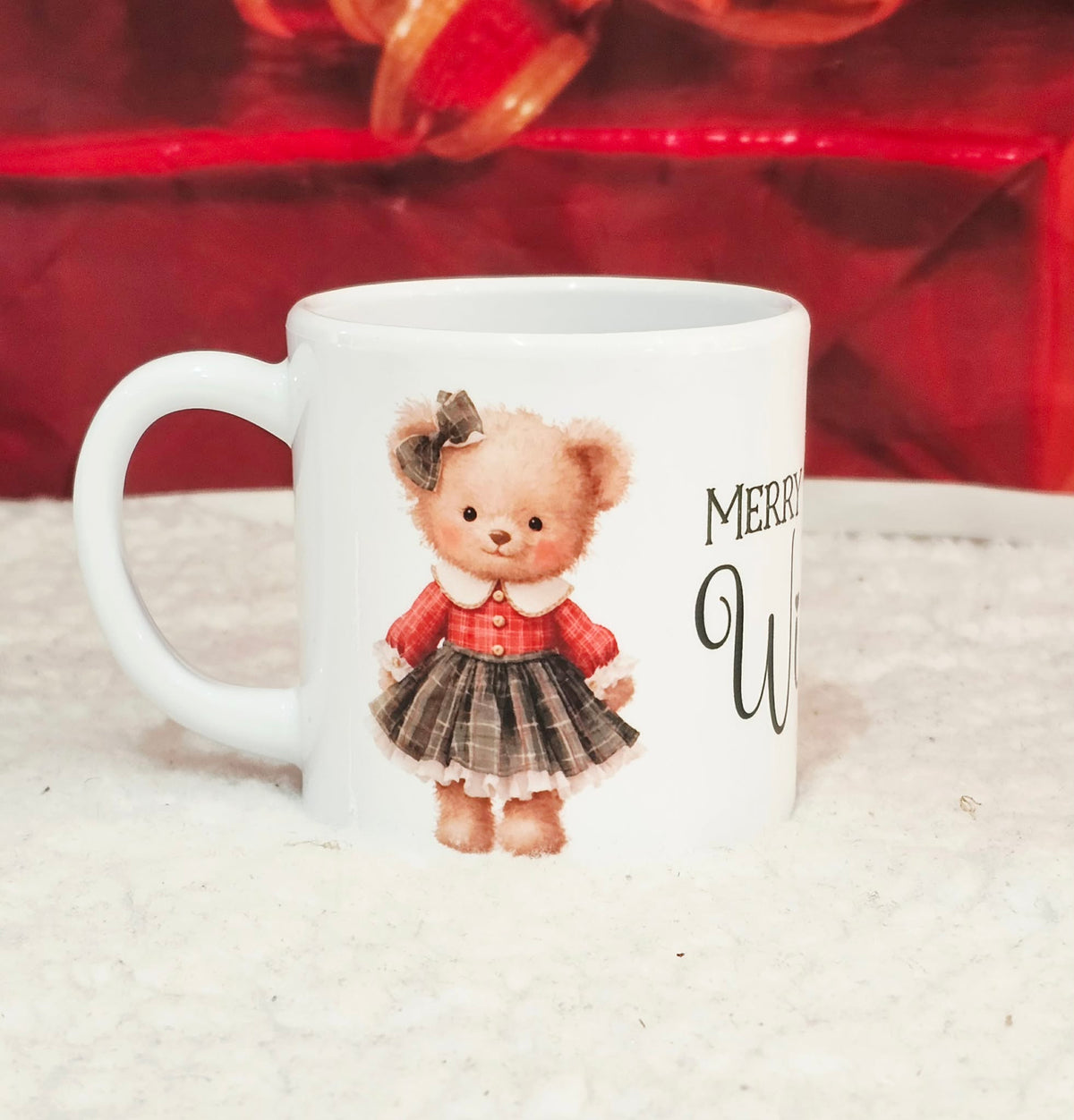 Personalised Vintage Bear Family Mugs