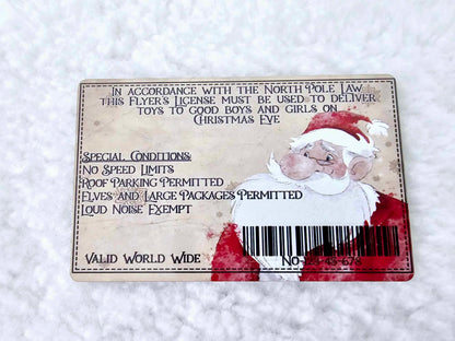 Santa Flying License