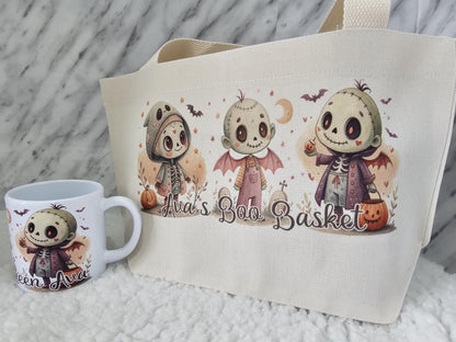 Personalised Zombie Boo Basket