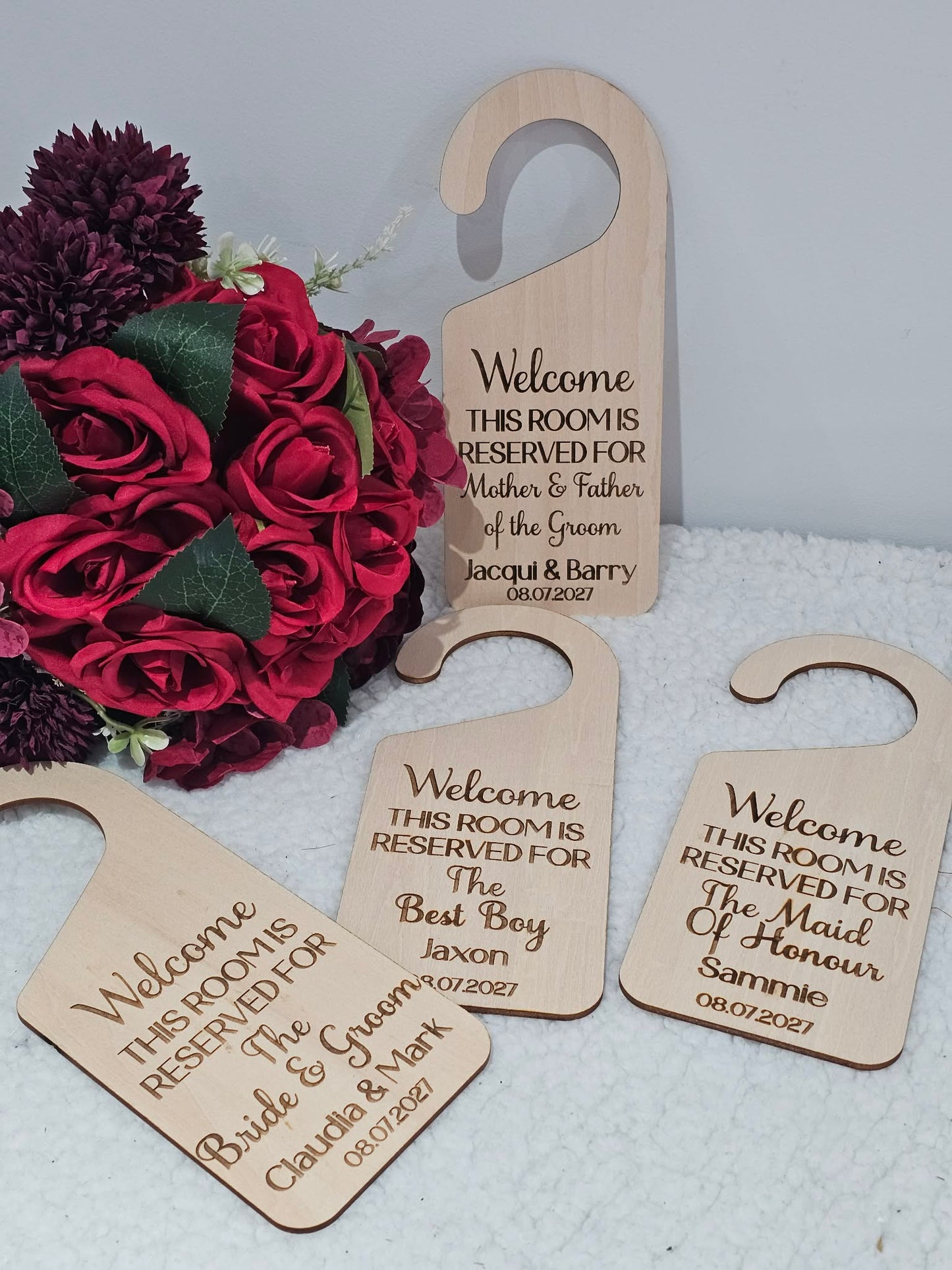 Wedding Room Reserve Signs