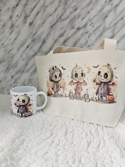 Personalised Zombie Boo Basket